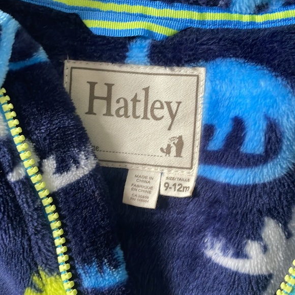 Hatley Fleece Suit 9-12m - Picture 2 of 2